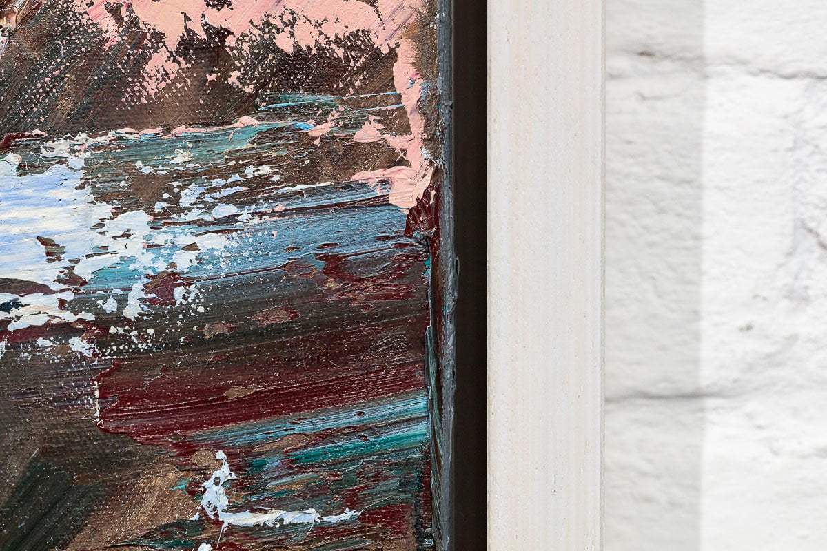 Coral Surf - Original - SOLD by artist Paul Treasure - Wyecliffe Galleries