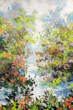 Olive Sedge - Original - SOLD by artist Paul Treasure - Wyecliffe Galleries