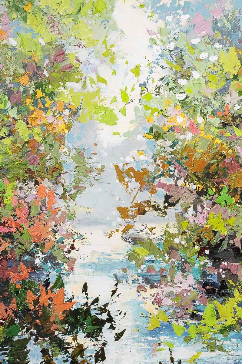 Olive Sedge - Original - SOLD by artist Paul Treasure - Wyecliffe Galleries