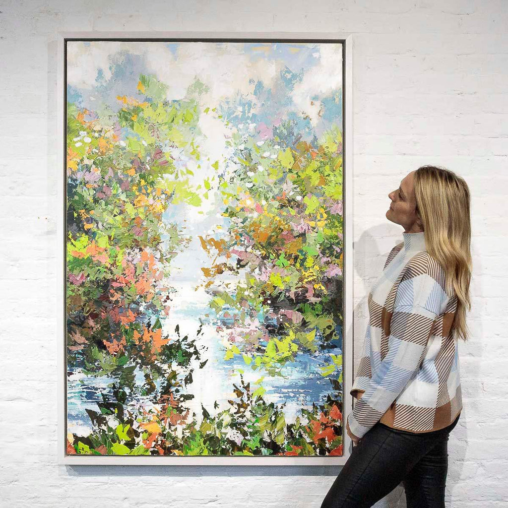 Olive Sedge - Original - SOLD by artist Paul Treasure - Wyecliffe Galleries