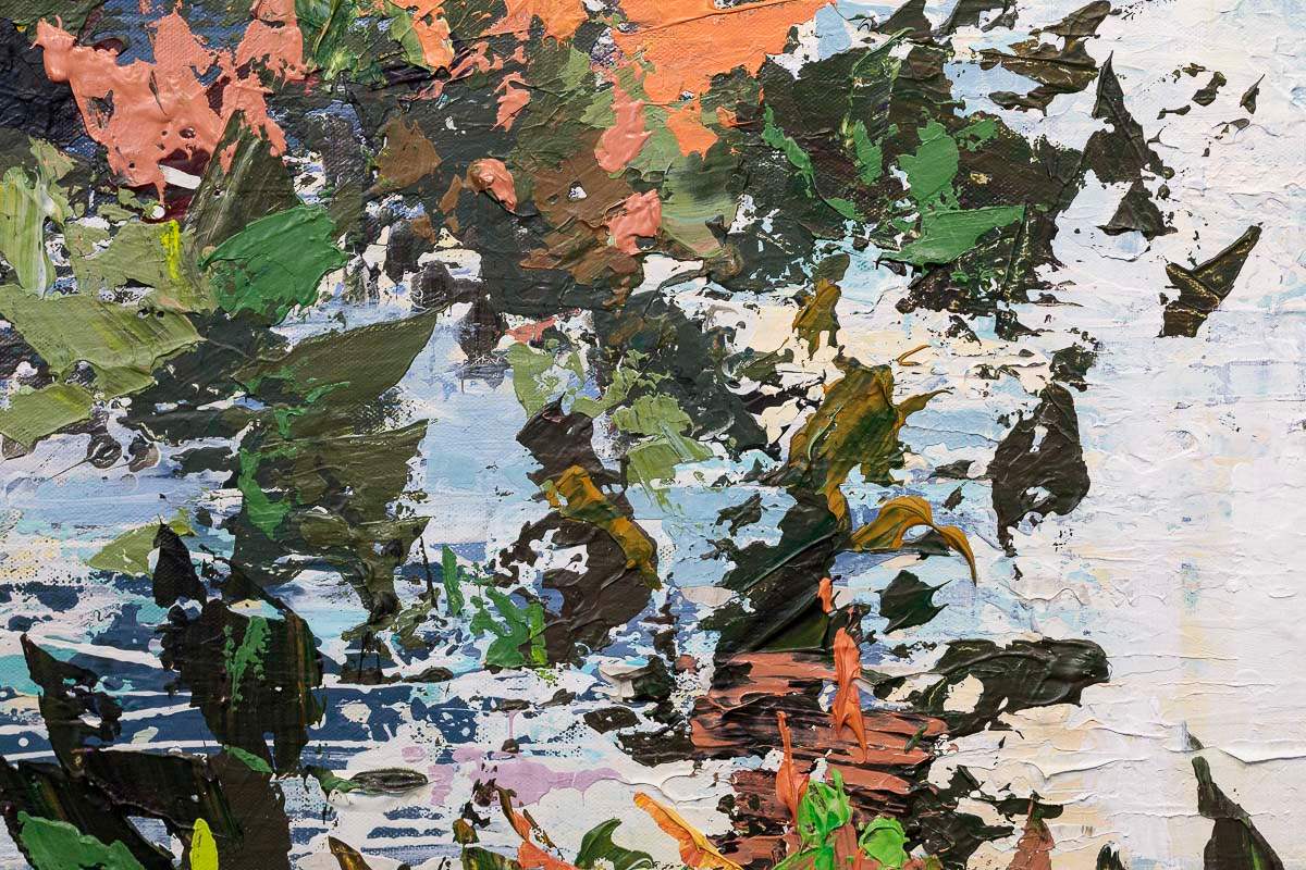 Olive Sedge - Original - SOLD by artist Paul Treasure - Wyecliffe Galleries