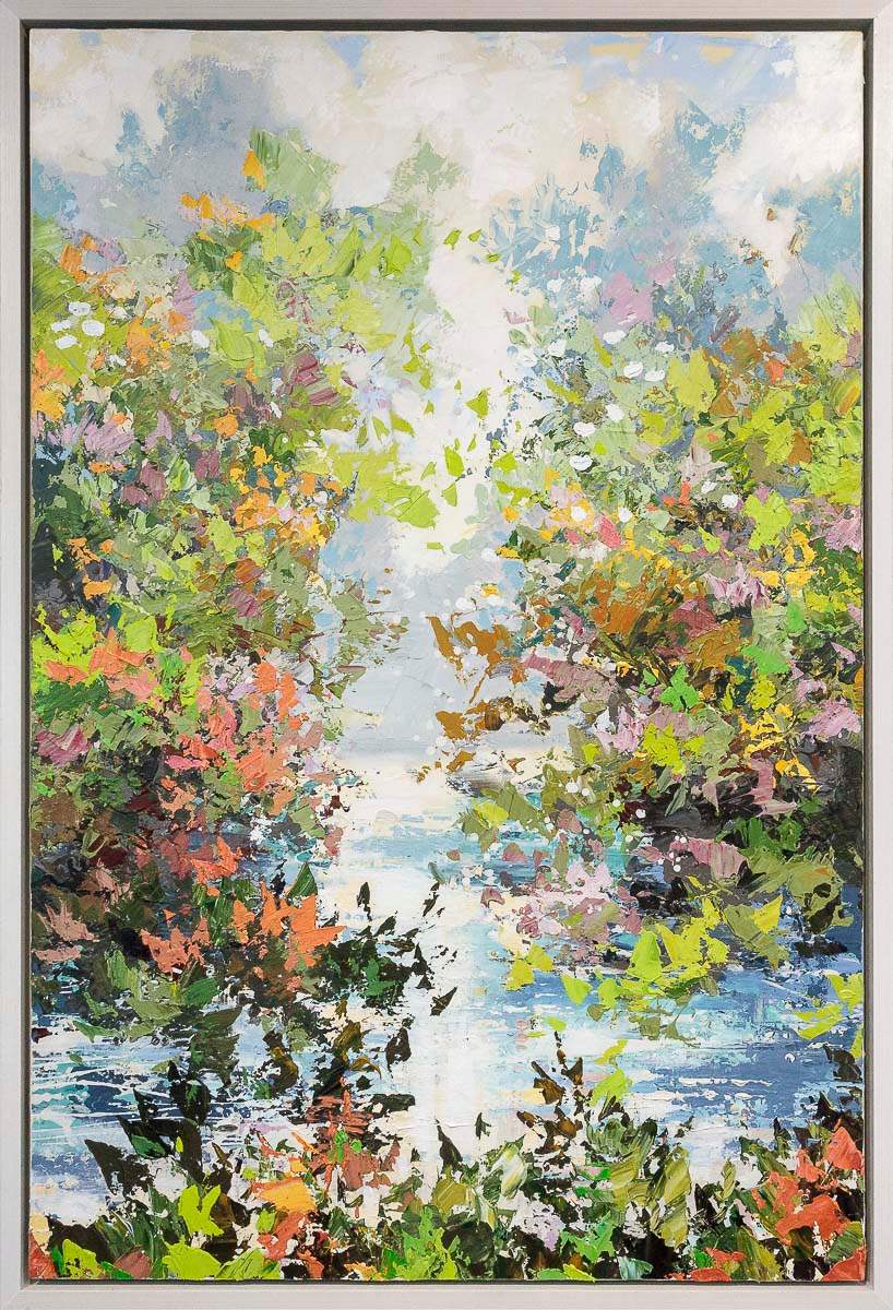 Olive Sedge - Original - SOLD by artist Paul Treasure - Wyecliffe Galleries