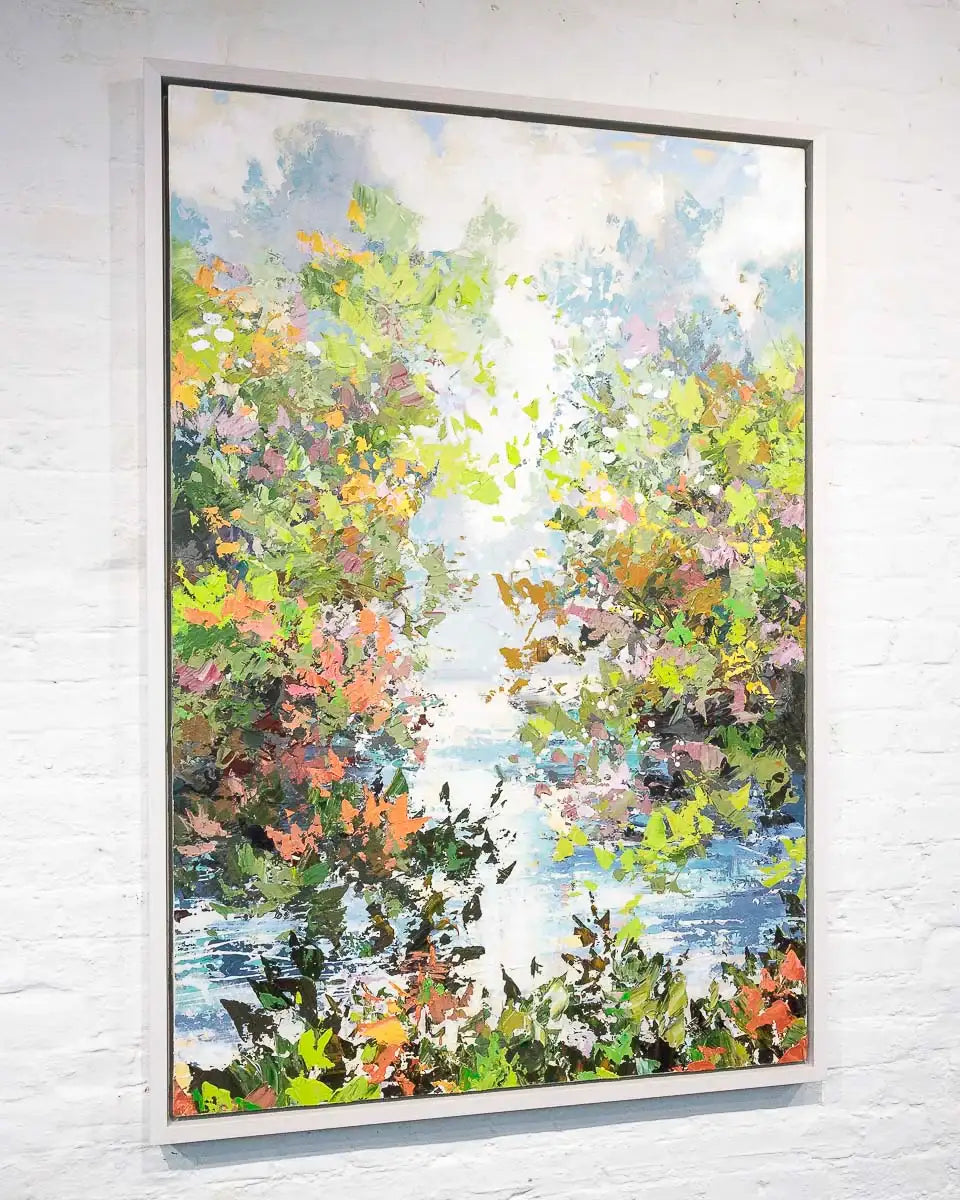 Olive Sedge - Original - SOLD by artist Paul Treasure - Wyecliffe Galleries