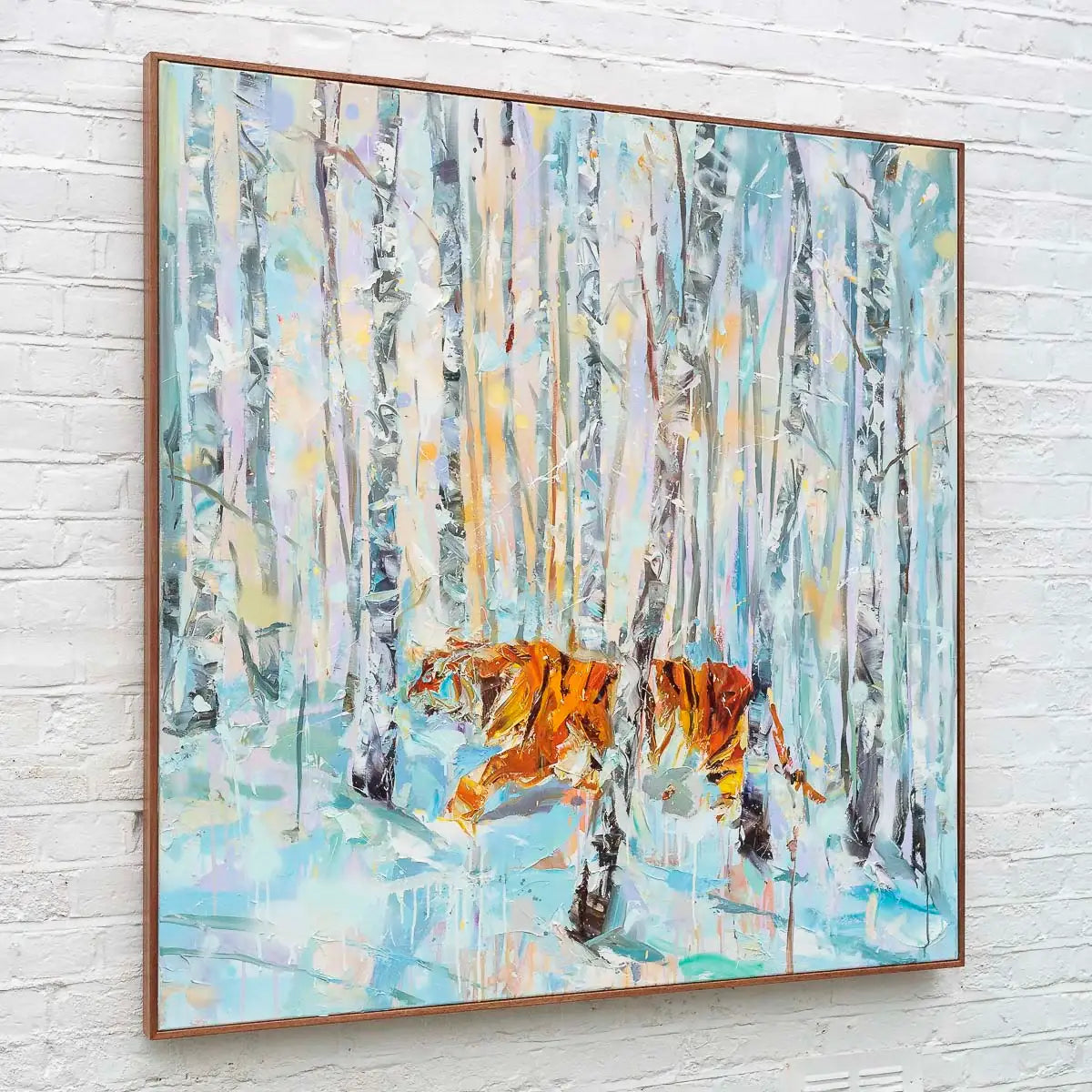 Siberian Tiger - Original - SOLD by artist Paul Wright - Wyecliffe Galleries