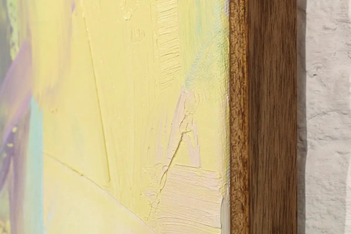 White Spin - Original - SOLD by artist Paul Wright - Wyecliffe Galleries