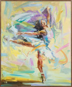 White Spin - Original - SOLD by artist Paul Wright - Wyecliffe Galleries