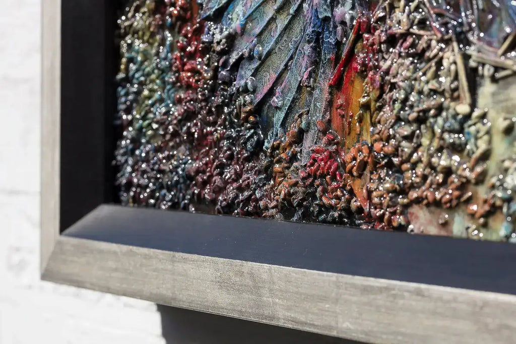 Kingfishers In Flight - Original - SOLD by artist Peter Wood - Wyecliffe Galleries