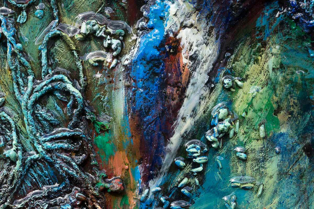 Kingfishers In Flight - Original - SOLD by artist Peter Wood - Wyecliffe Galleries