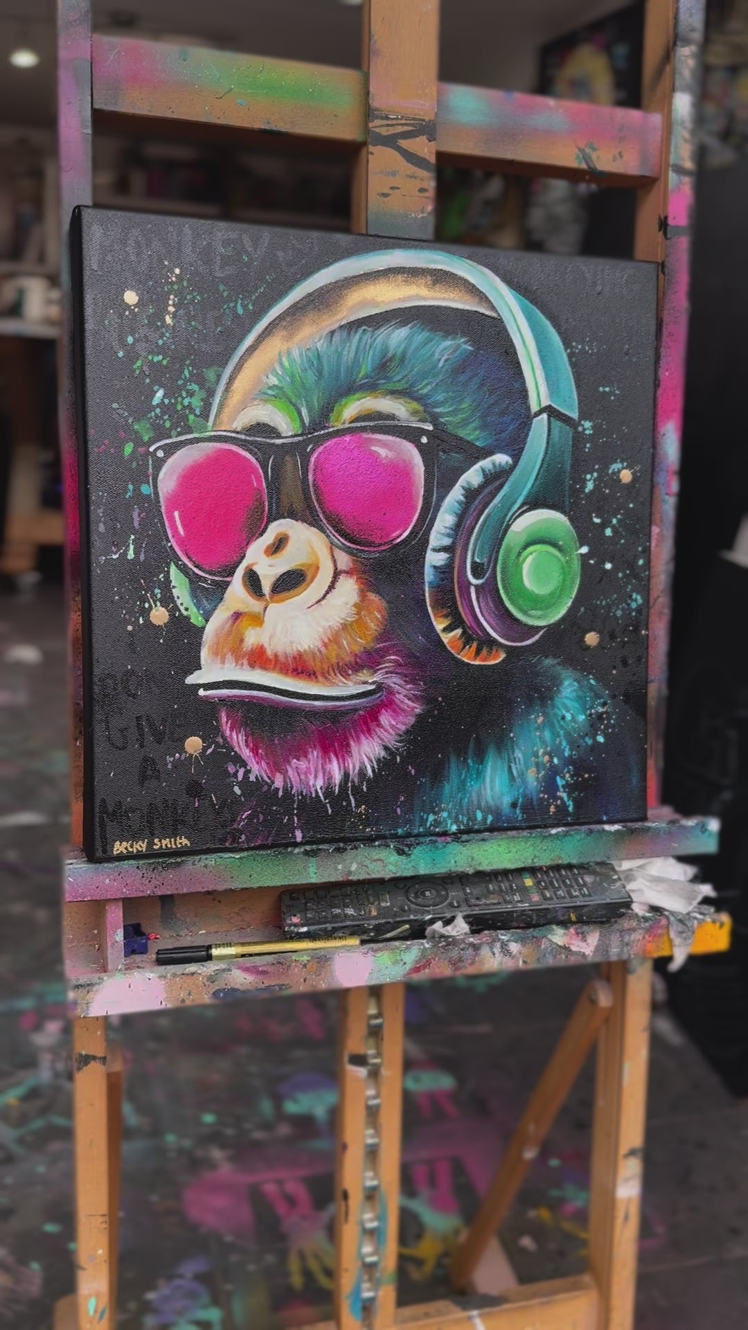 I Don't Give A Monkey's - Original - SOLD