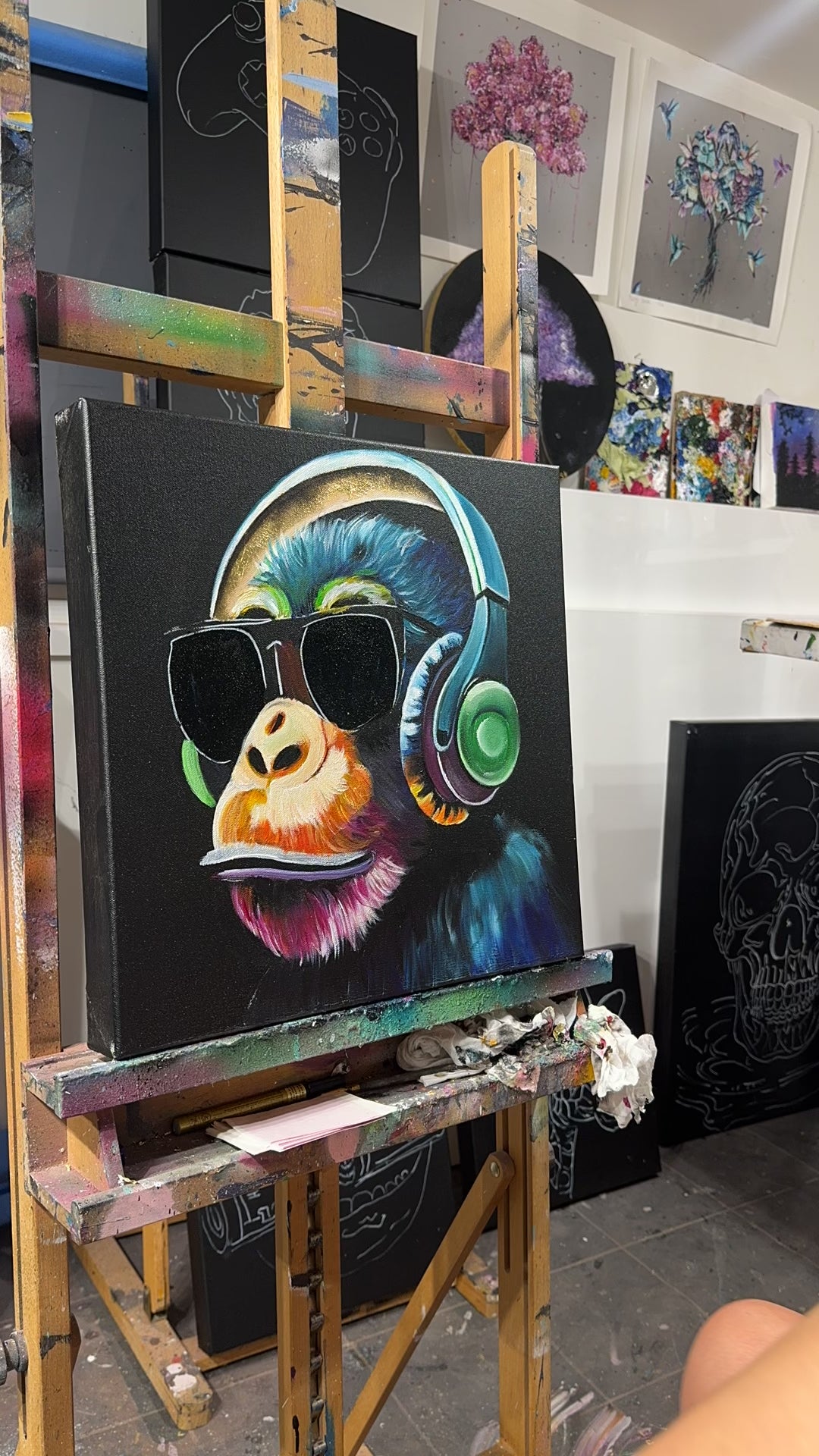 I Don't Give A Monkey's - Original - SOLD
