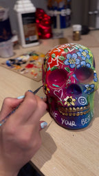 Live A Vibrant Life - Original Sculpture - SOLD