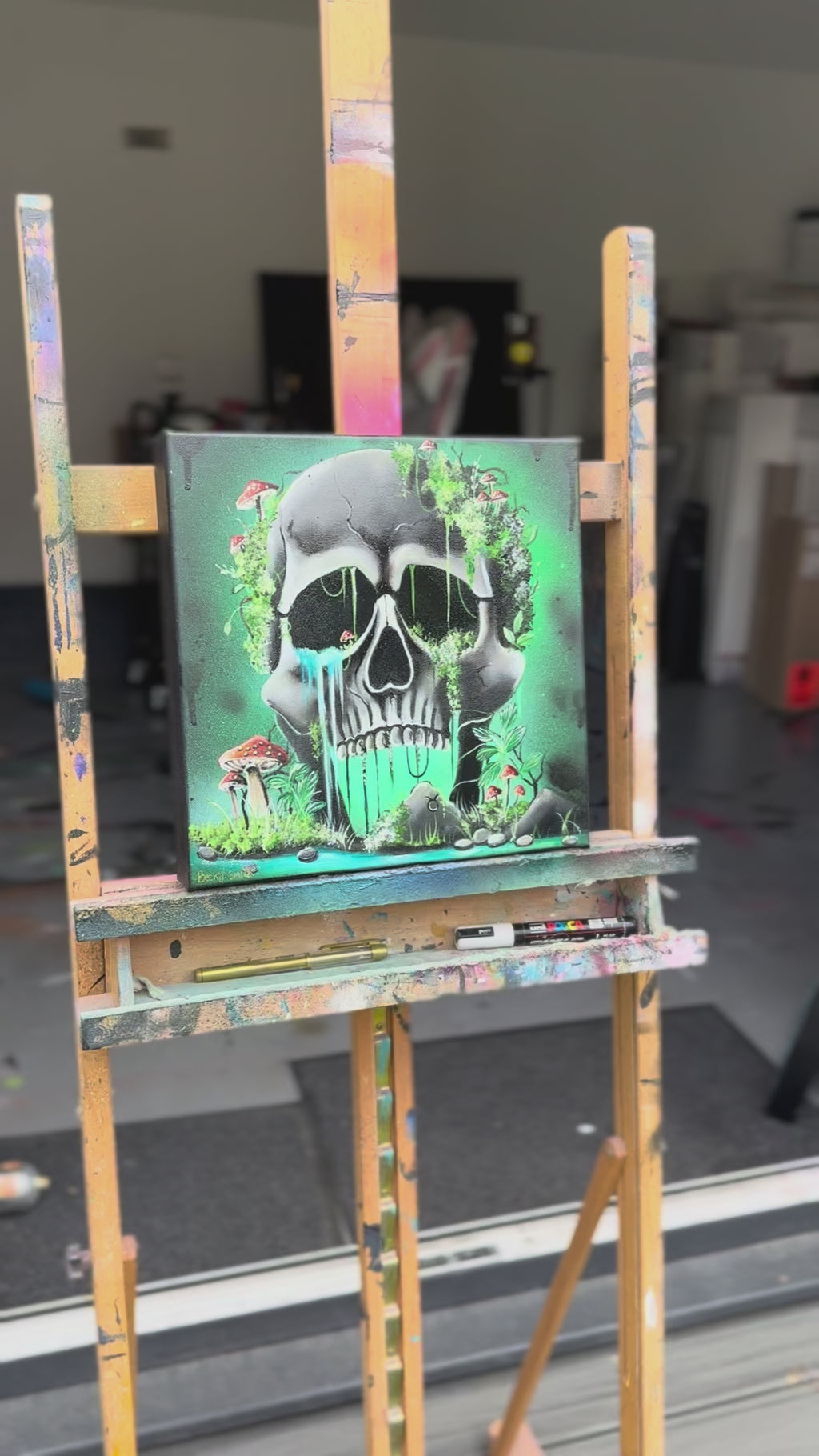 Skull Of Taurus - Original - SOLD