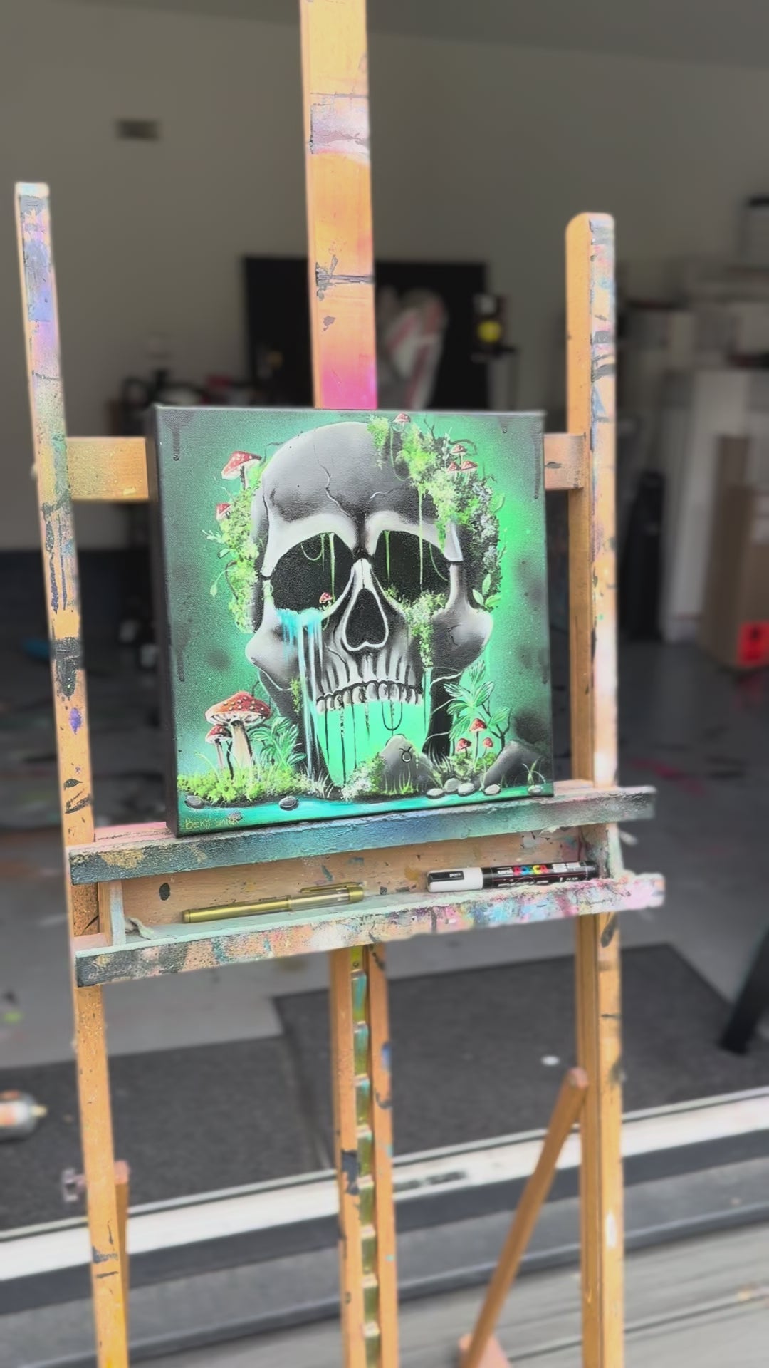 Skull Of Taurus - Original - SOLD