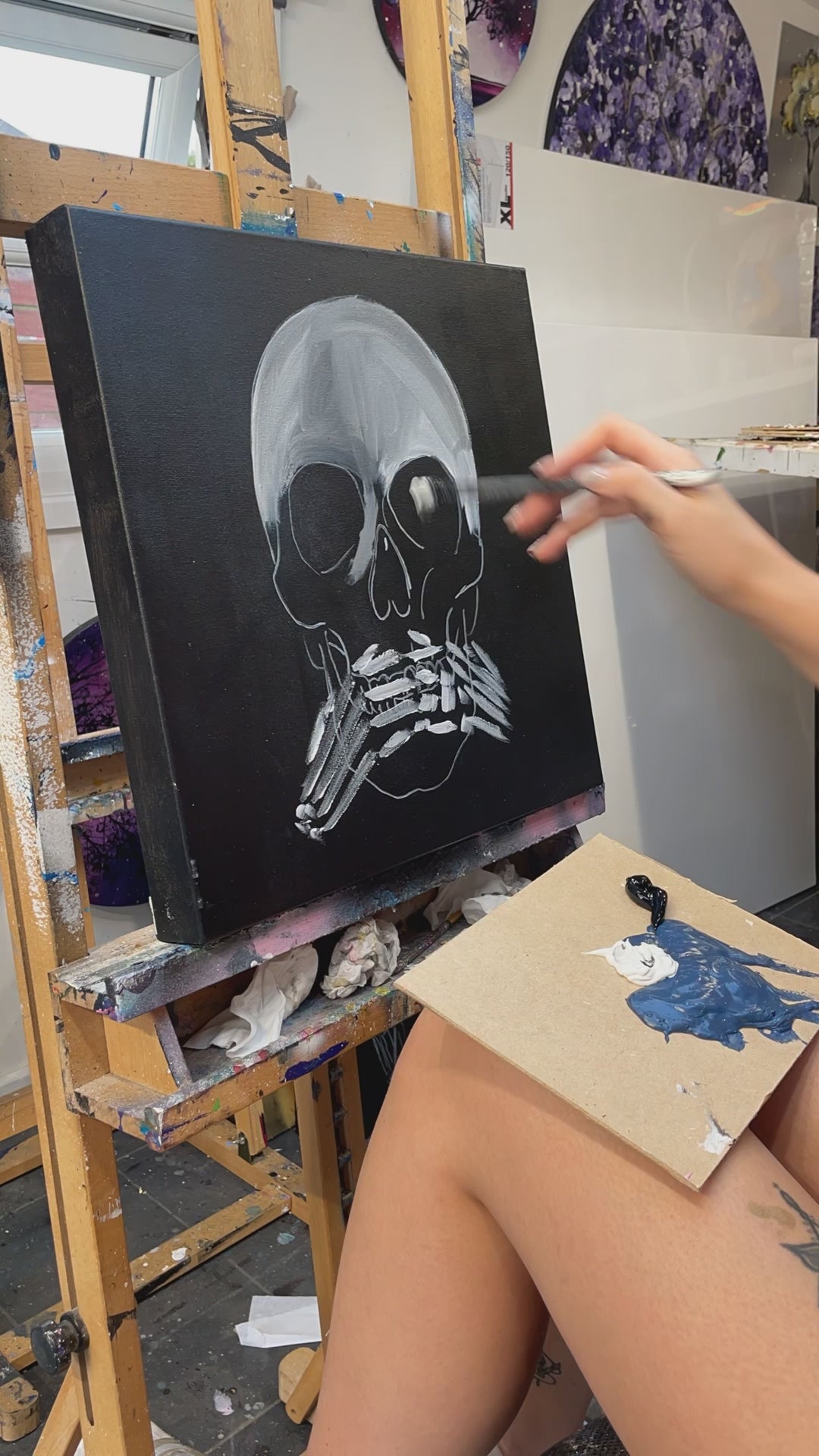 Speak No Evil, See No Evil, Hear No Evil Triptych - Original - SOLD