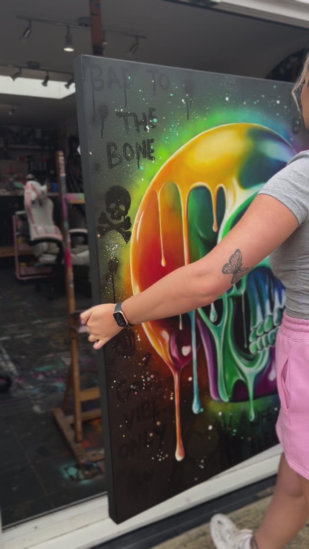 Bad To The Bone - Original - SOLD