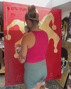 Joker - Red Suits - Original - SOLD