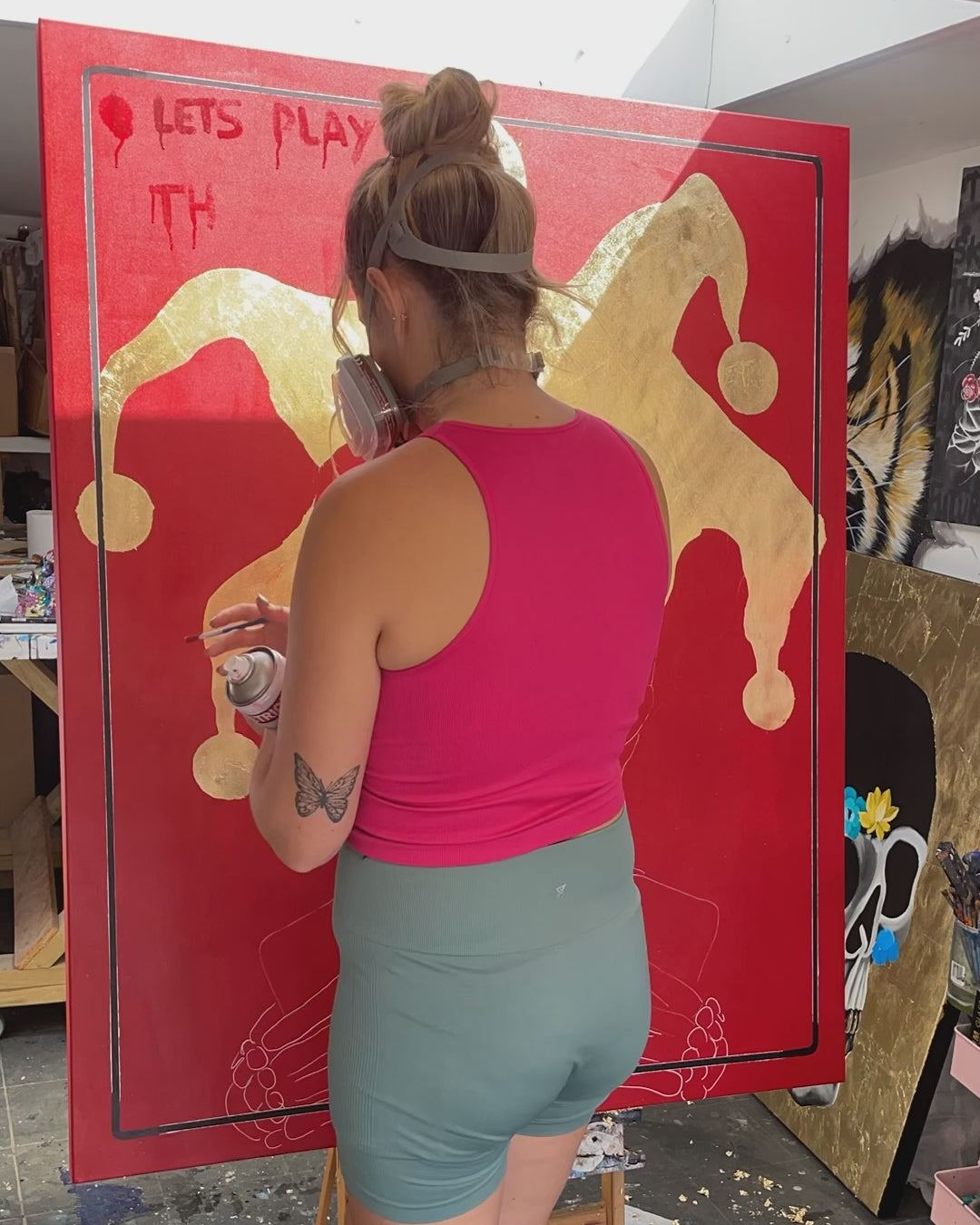 Joker - Red Suits - Original - SOLD