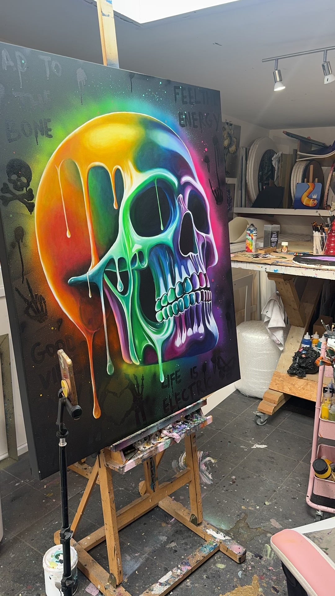 Bad To The Bone - Original - SOLD