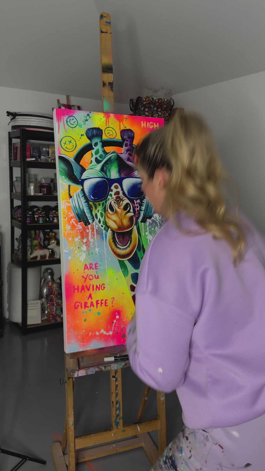 Are You Having A Giraffe - Original -  SOLD