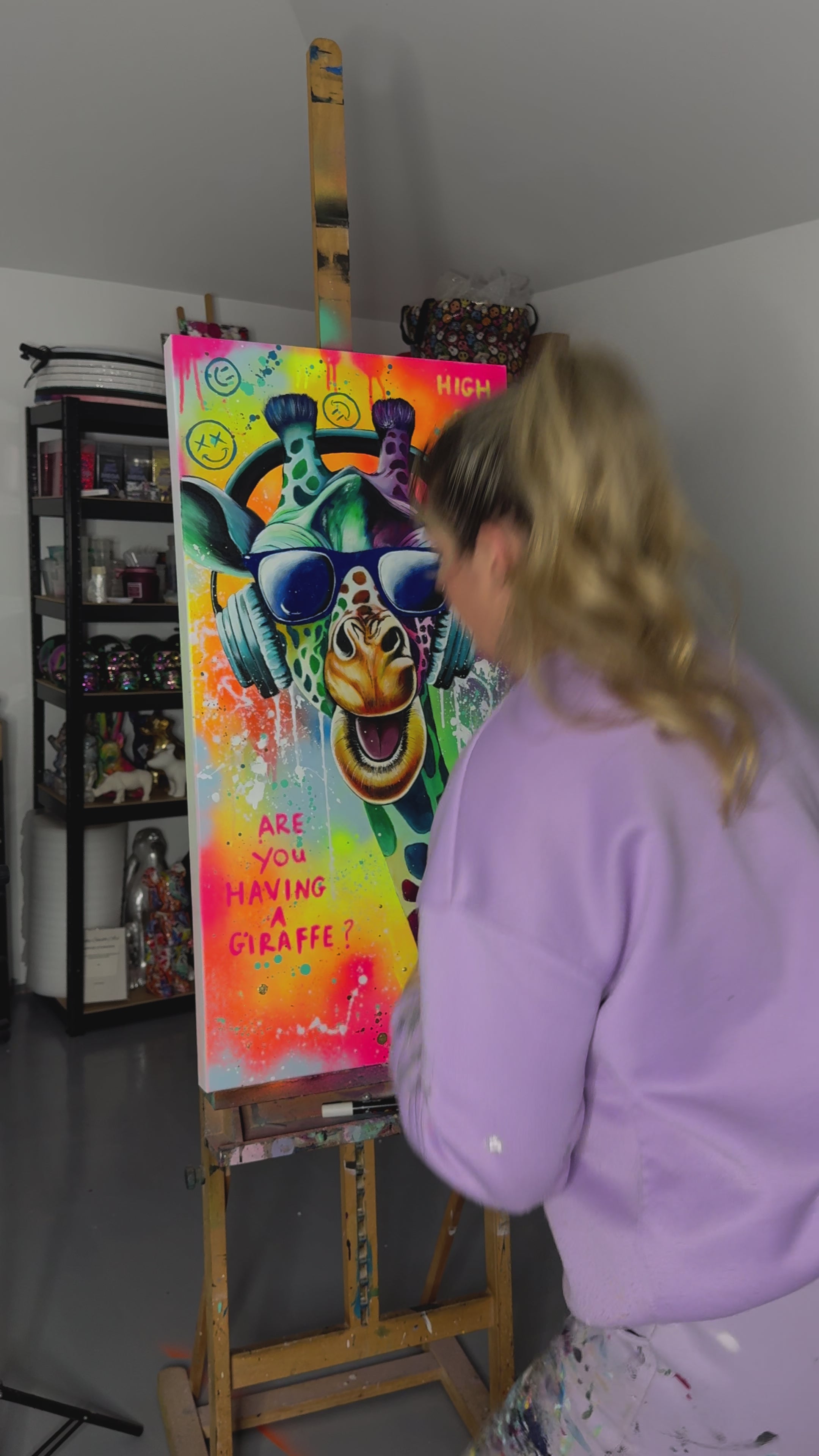 Are You Having A Giraffe - Original -  SOLD