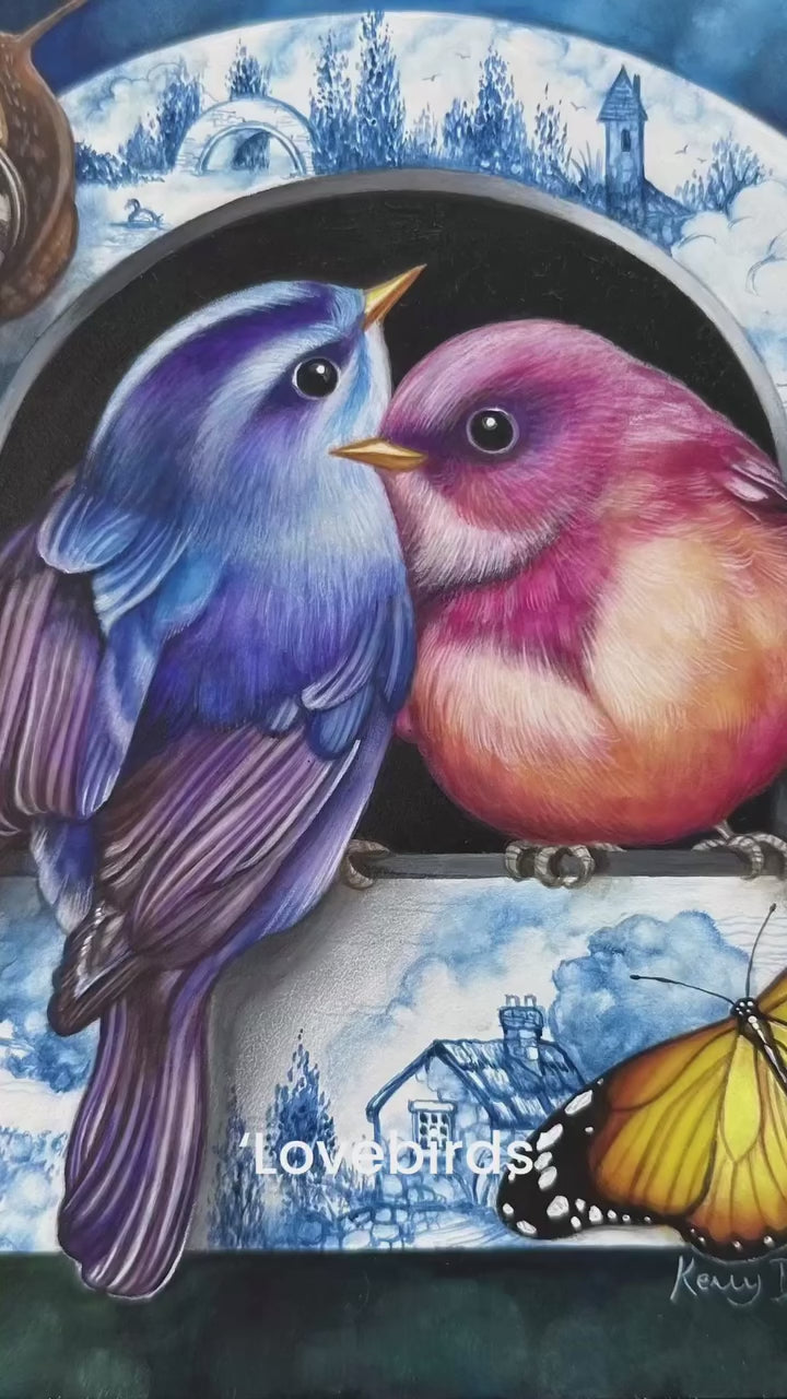 Lovebirds - Original - SOLD