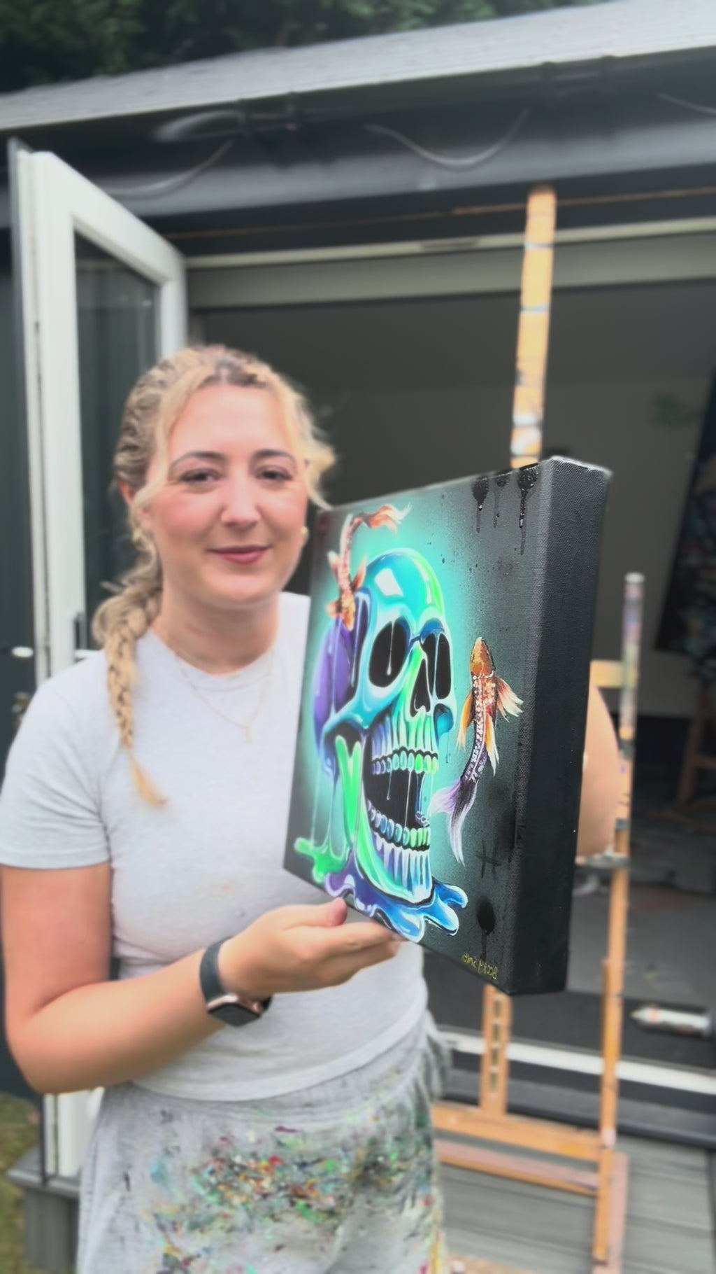 Skull Of Pisces - Original - SOLD