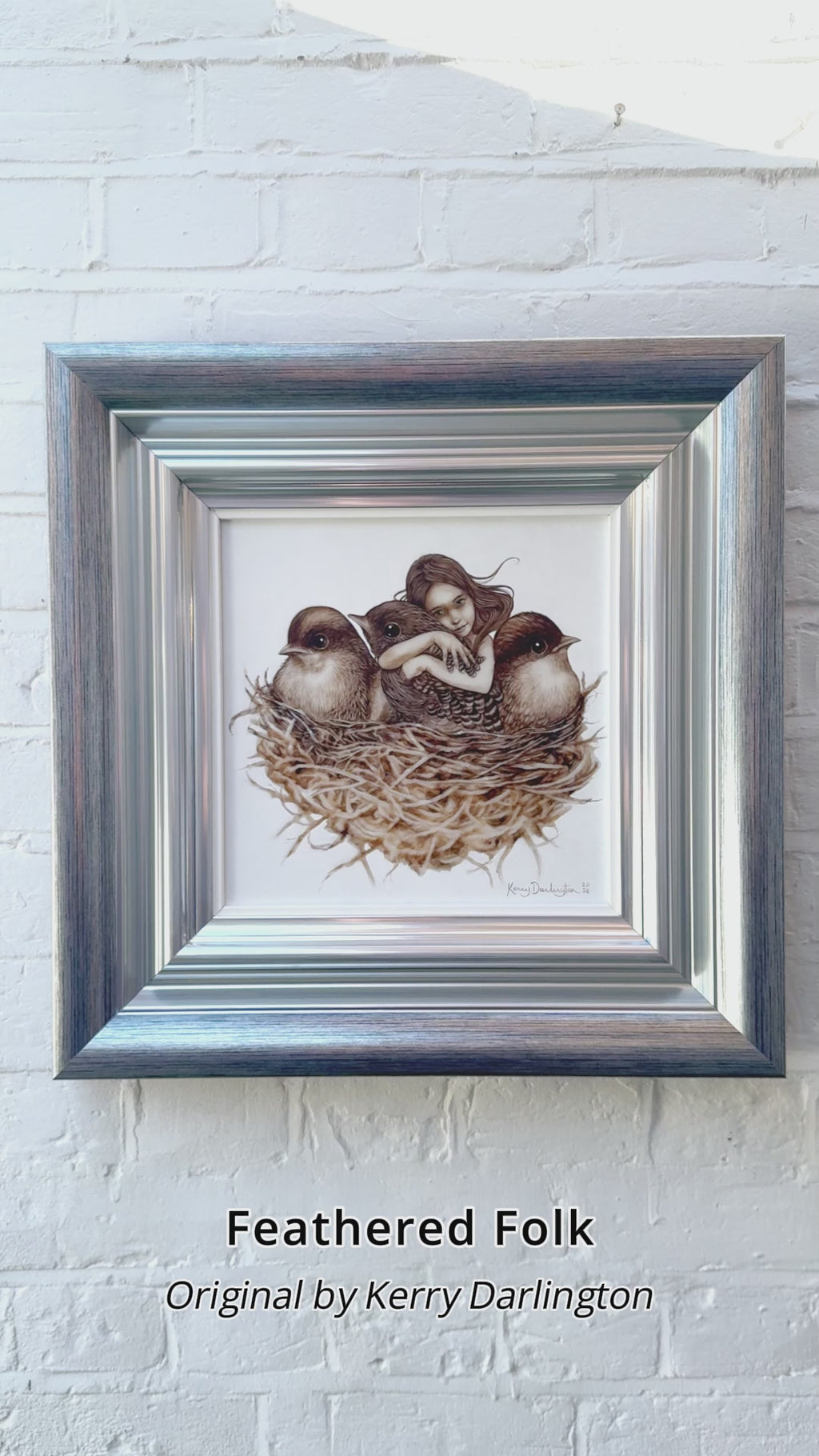 Feathered Folk - Original - SOLD