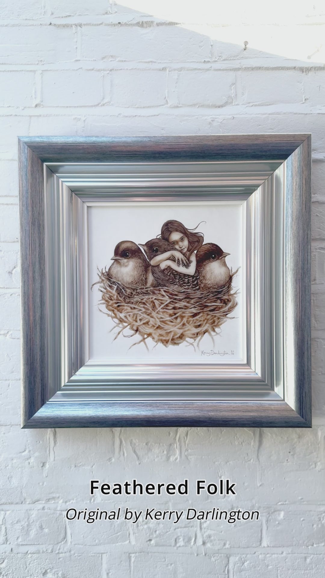 Feathered Folk - Original - SOLD