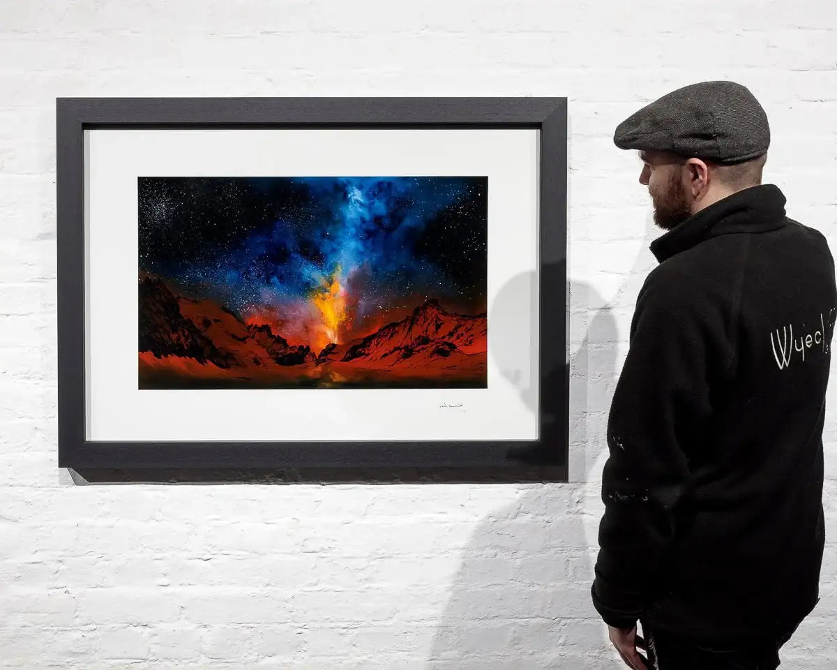 World On Fire - Original - SOLD by artist Richard King - Wyecliffe Galleries