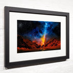 World On Fire - Original - SOLD by artist Richard King - Wyecliffe Galleries