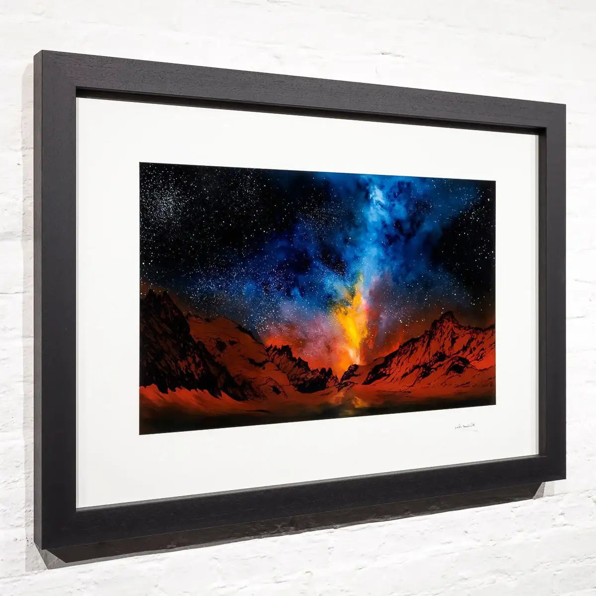 World On Fire - Original - SOLD by artist Richard King - Wyecliffe Galleries