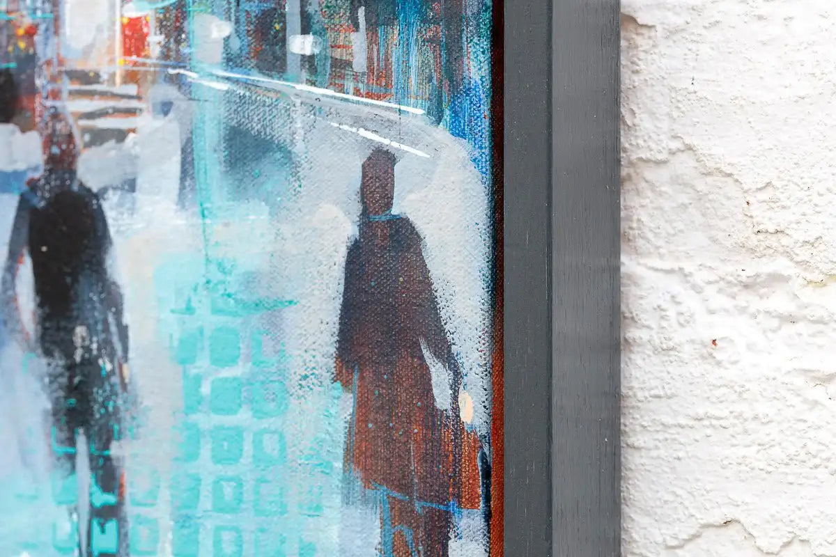 Bank And Exchange - Original - SOLD by artist Richard Knight - Wyecliffe Galleries