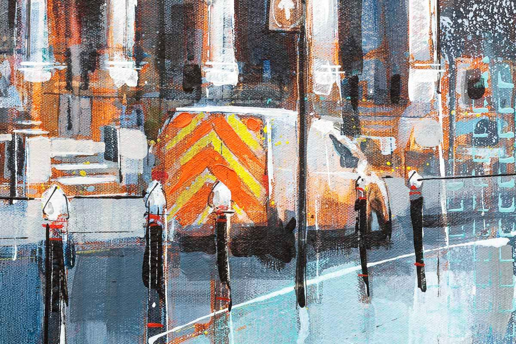 Bank And Exchange - Original - SOLD by artist Richard Knight - Wyecliffe Galleries