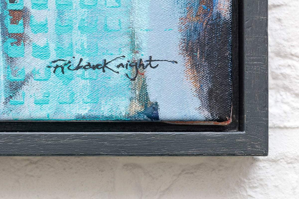 Bank And Exchange - Original - SOLD by artist Richard Knight - Wyecliffe Galleries