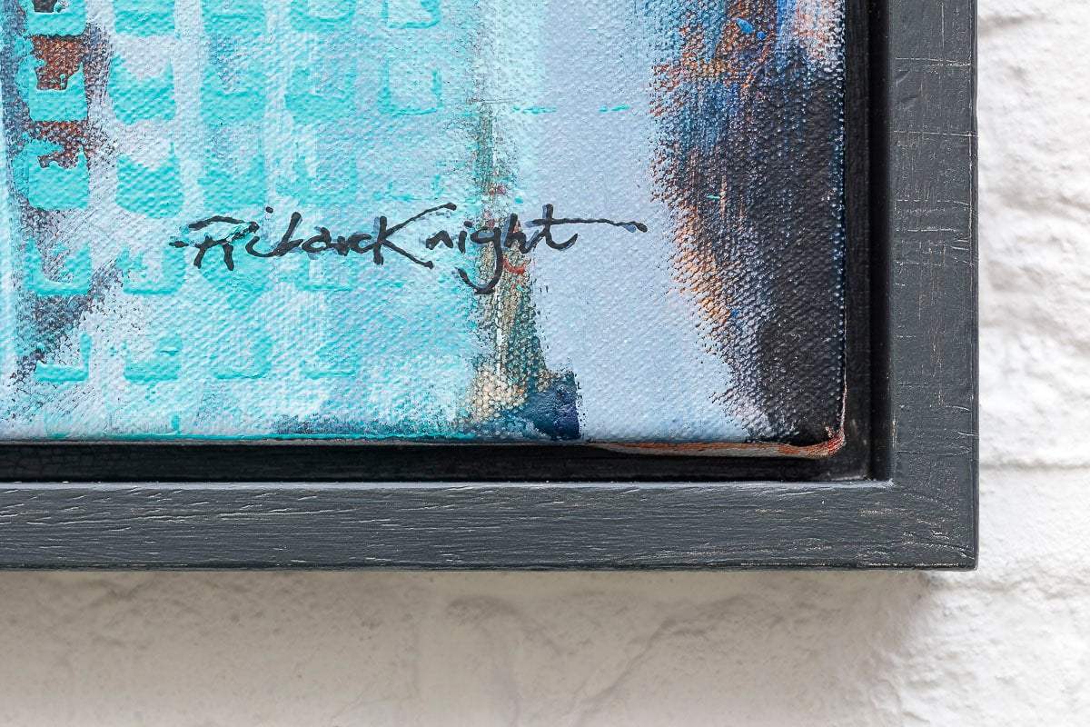 Bank And Exchange - Original - SOLD by artist Richard Knight - Wyecliffe Galleries