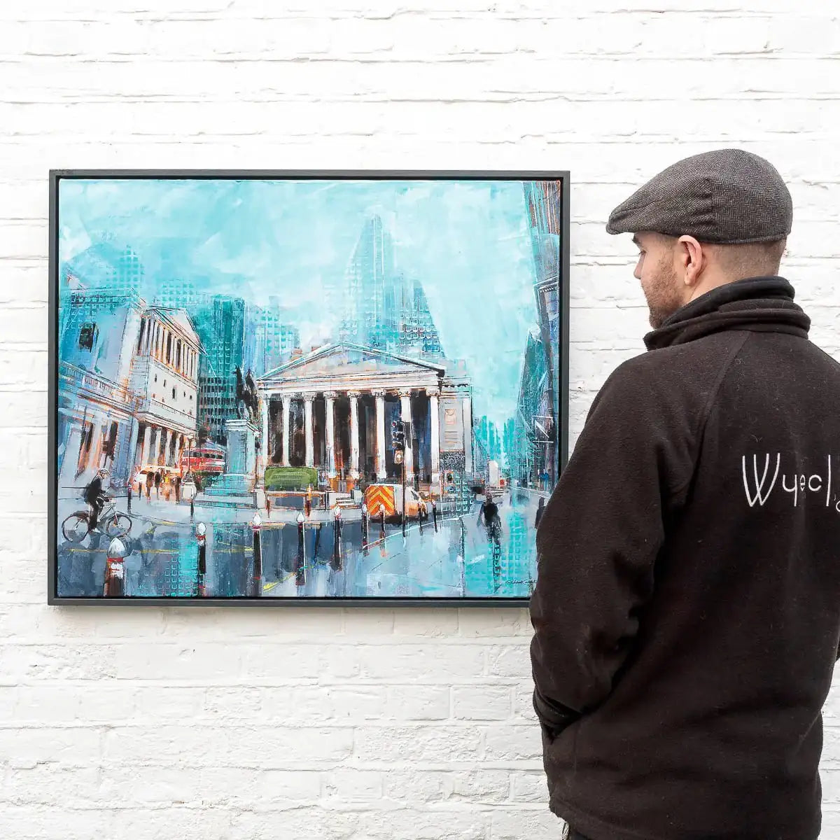 Bank And Exchange - Original - SOLD by artist Richard Knight - Wyecliffe Galleries