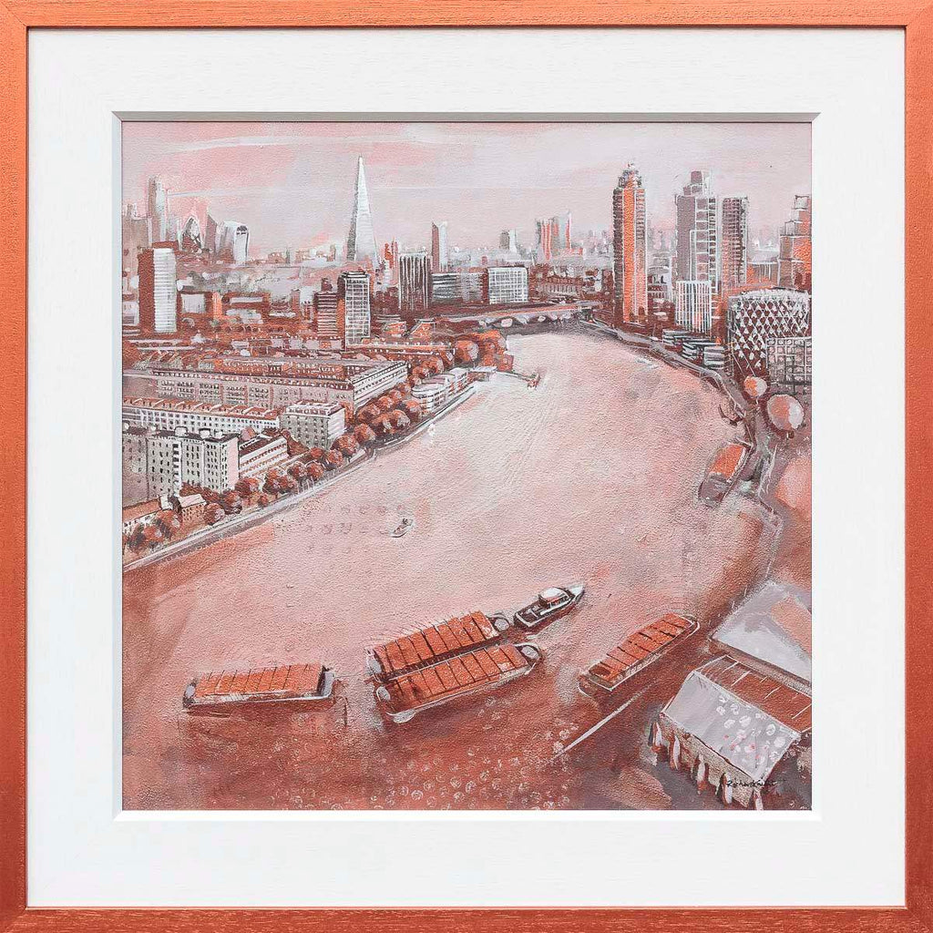 East of The City - Original - SOLD by artist Richard Knight - Wyecliffe Galleries