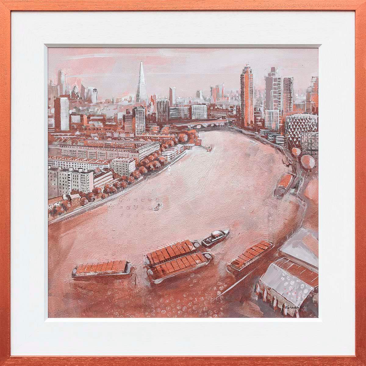East of The City - Original - SOLD by artist Richard Knight - Wyecliffe Galleries