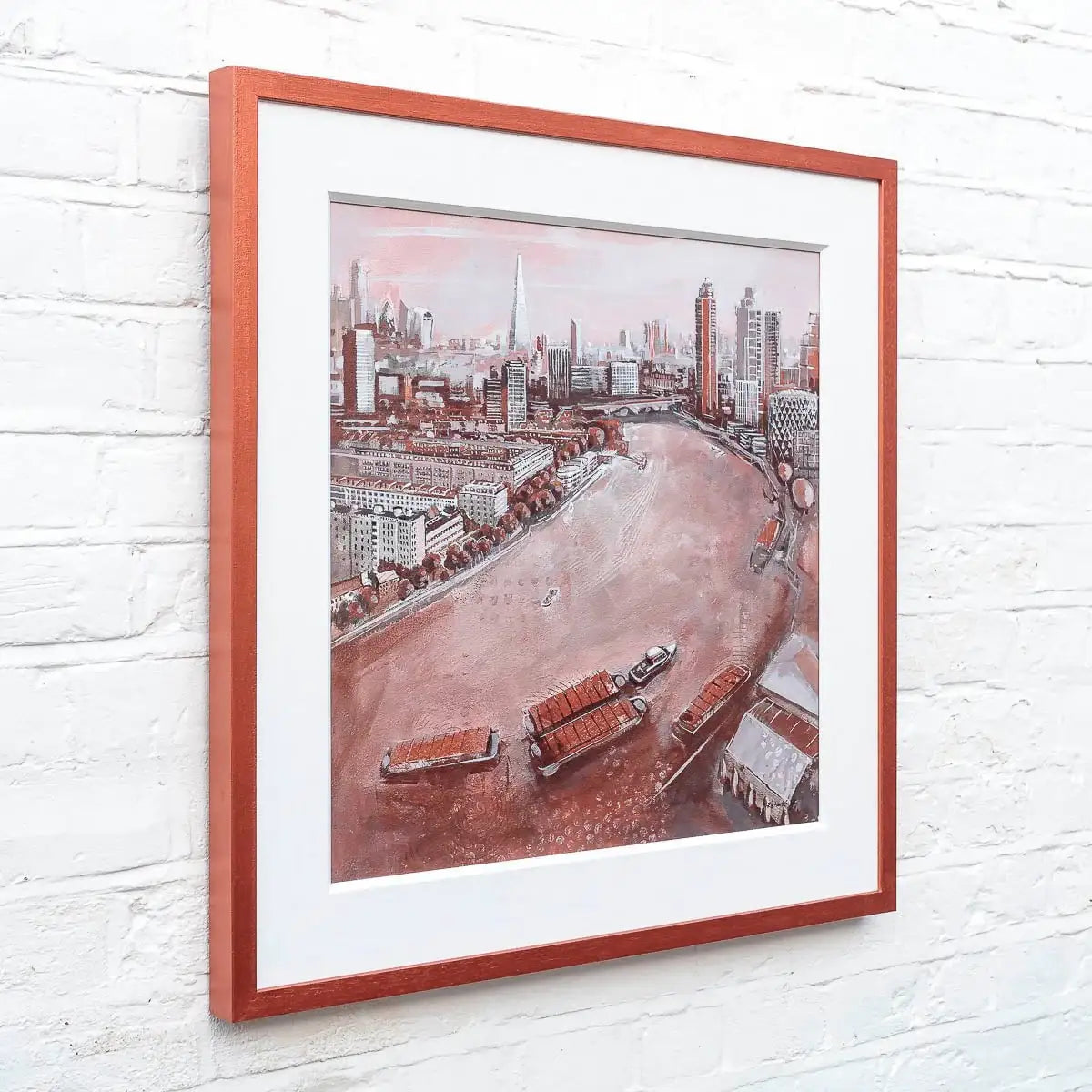 East of The City - Original - SOLD by artist Richard Knight - Wyecliffe Galleries