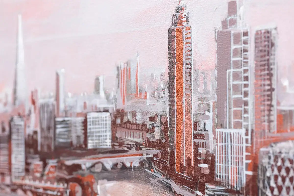 East of The City - Original - SOLD by artist Richard Knight - Wyecliffe Galleries