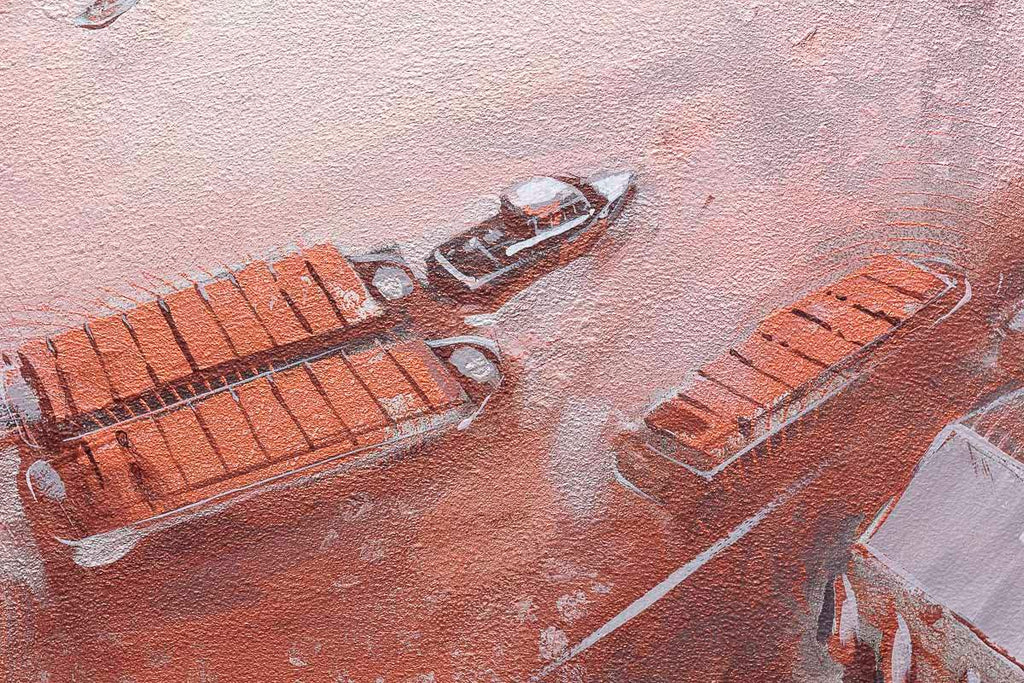 East of The City - Original - SOLD by artist Richard Knight - Wyecliffe Galleries