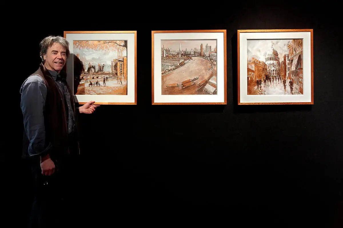 East of The City - Original - SOLD by artist Richard Knight - Wyecliffe Galleries