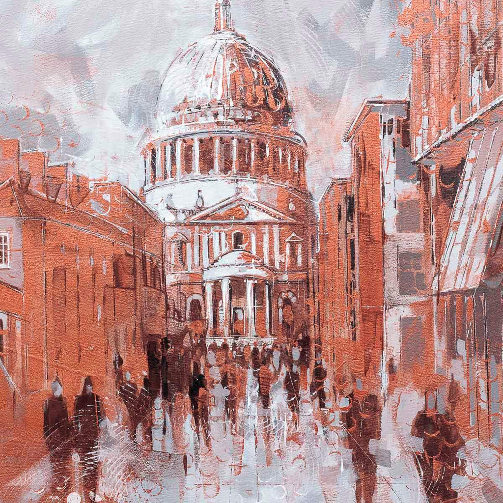 Millennium St Paul's - Original - SOLD by artist Richard Knight - Wyecliffe Galleries