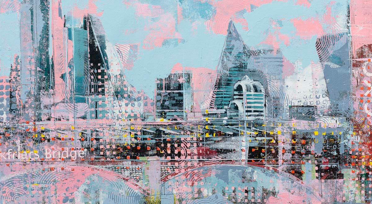 Oxo - Original - SOLD by artist Richard Knight - Wyecliffe Galleries