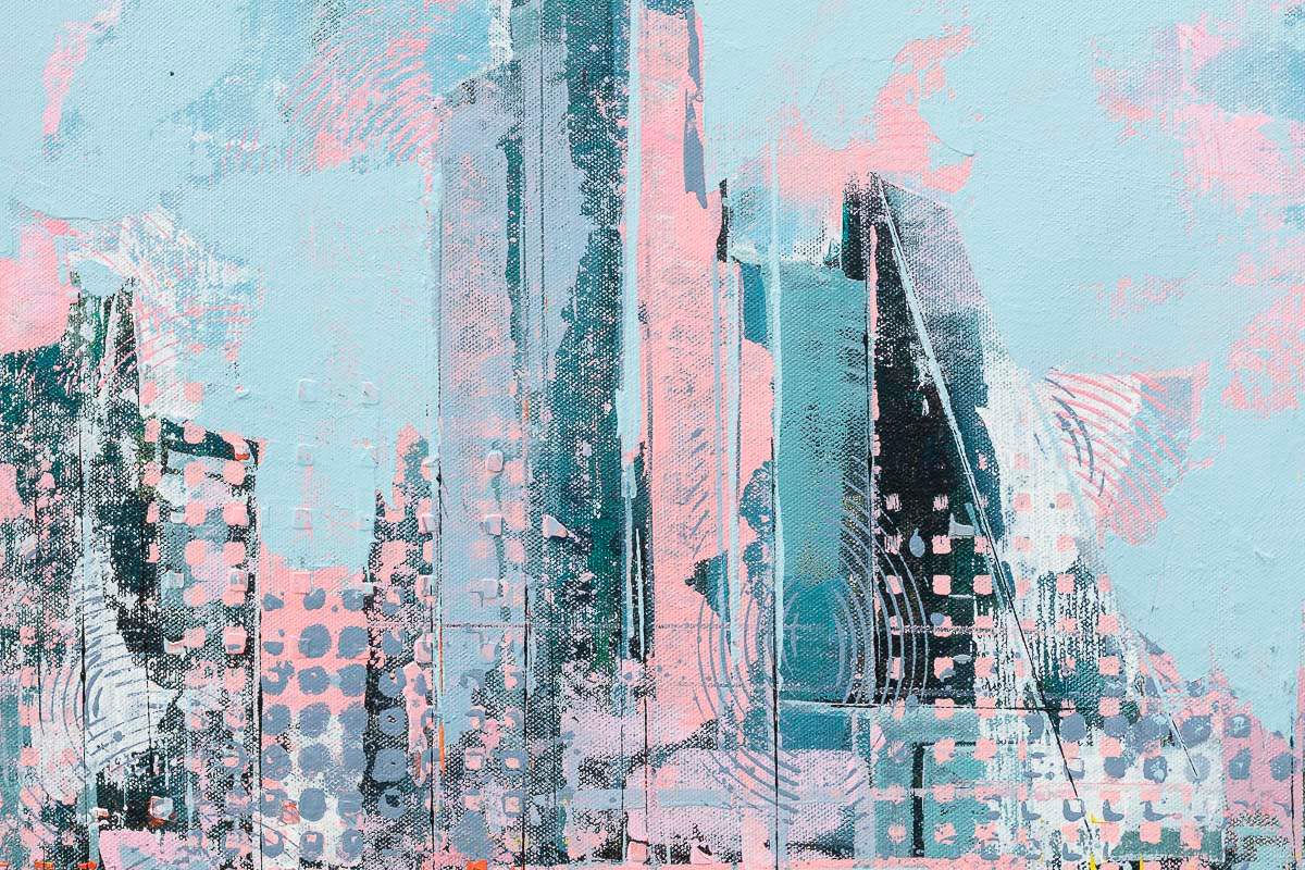 Oxo - Original - SOLD by artist Richard Knight - Wyecliffe Galleries