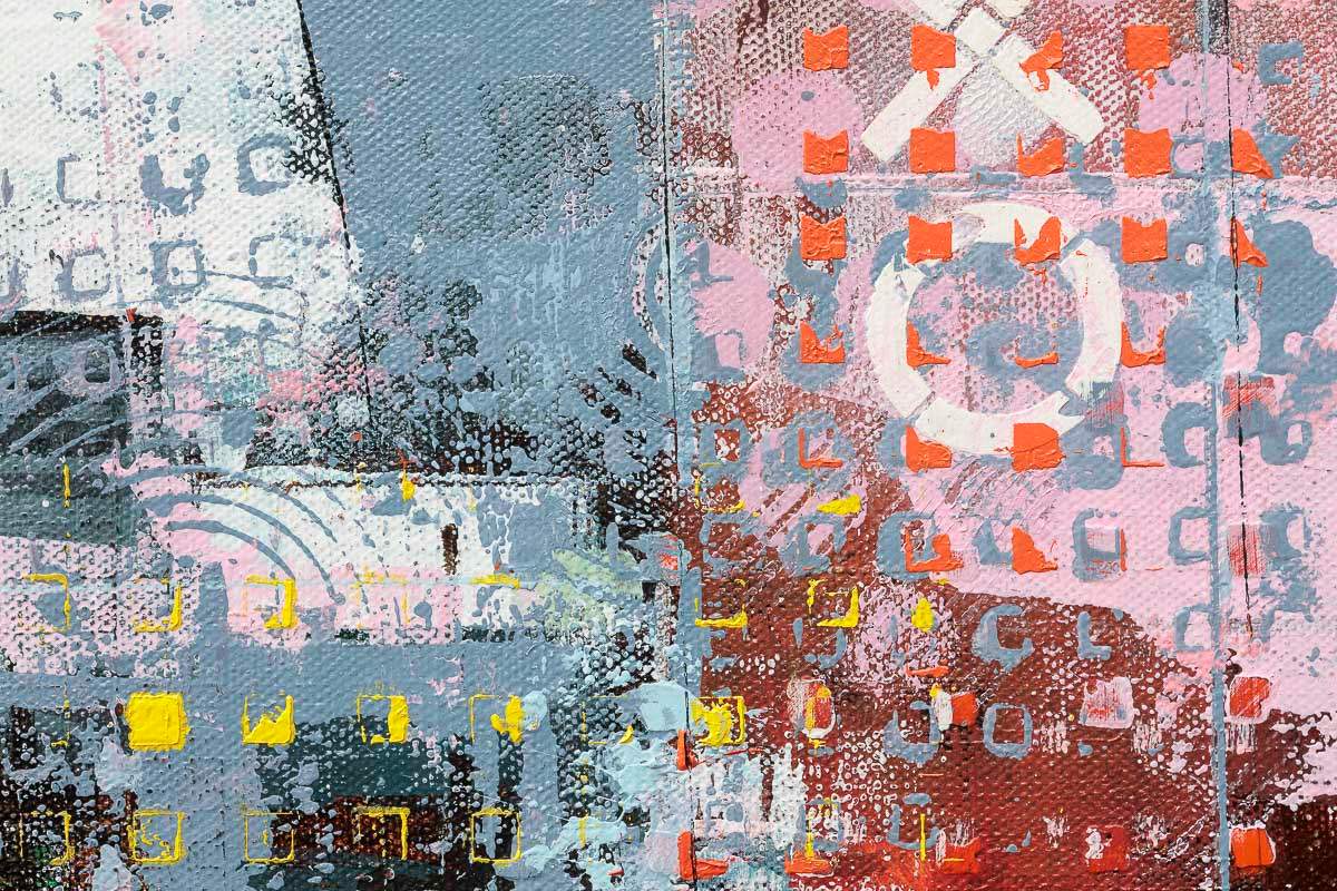 Oxo - Original - SOLD by artist Richard Knight - Wyecliffe Galleries