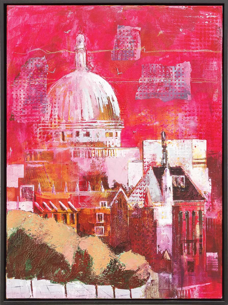 Pink St Paul&#39;s - Original Richard Knight Original