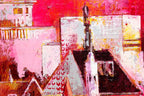 Pink St Paul's - Original - SOLD by artist Richard Knight - Wyecliffe Galleries
