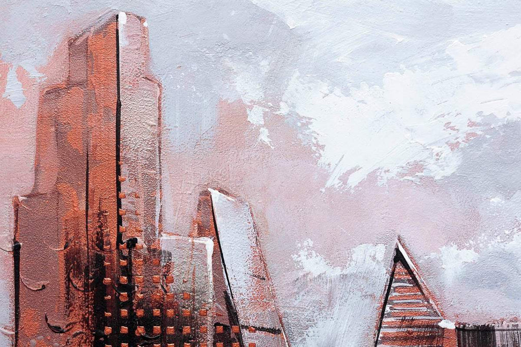 The Queens Walk - Original - SOLD by artist Richard Knight - Wyecliffe Galleries