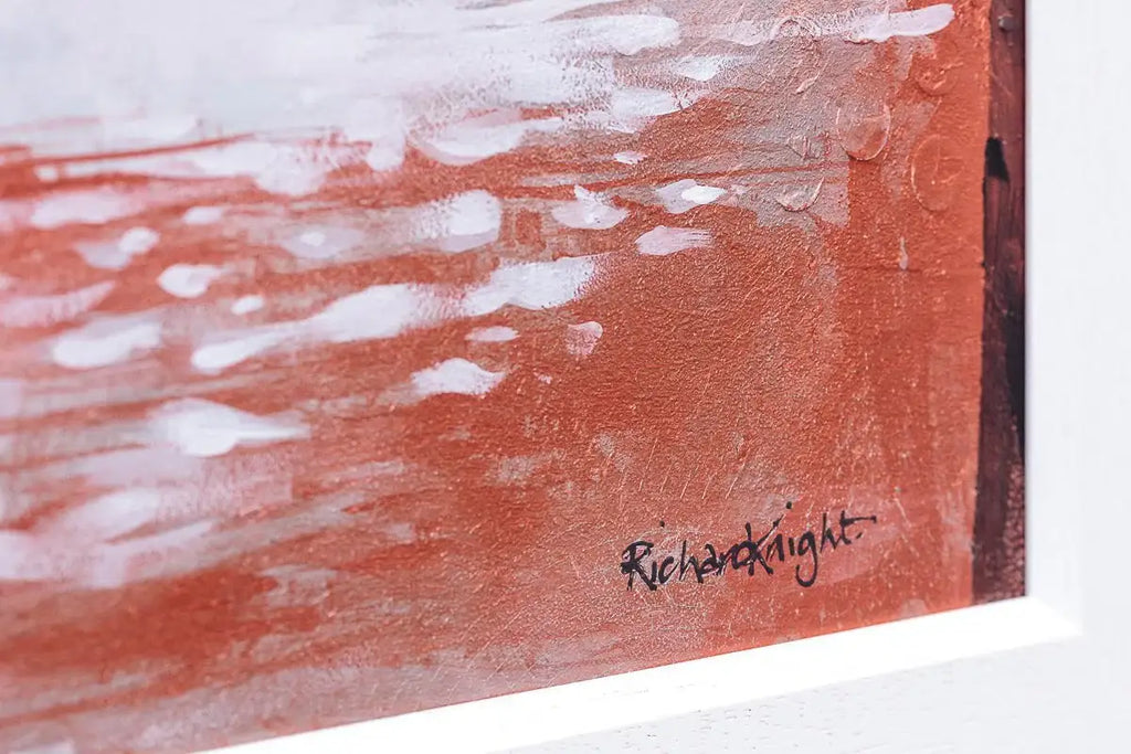 The Queens Walk - Original - SOLD by artist Richard Knight - Wyecliffe Galleries